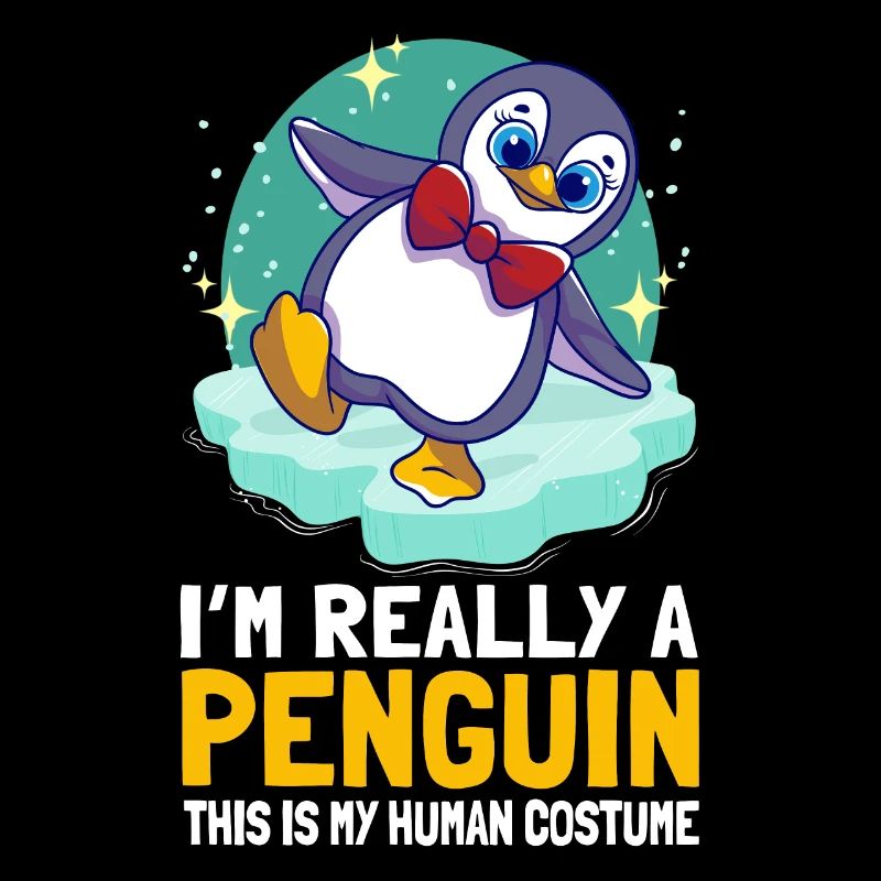 Pingouins Je suis vraiment un pingouin Mignon Pingouin