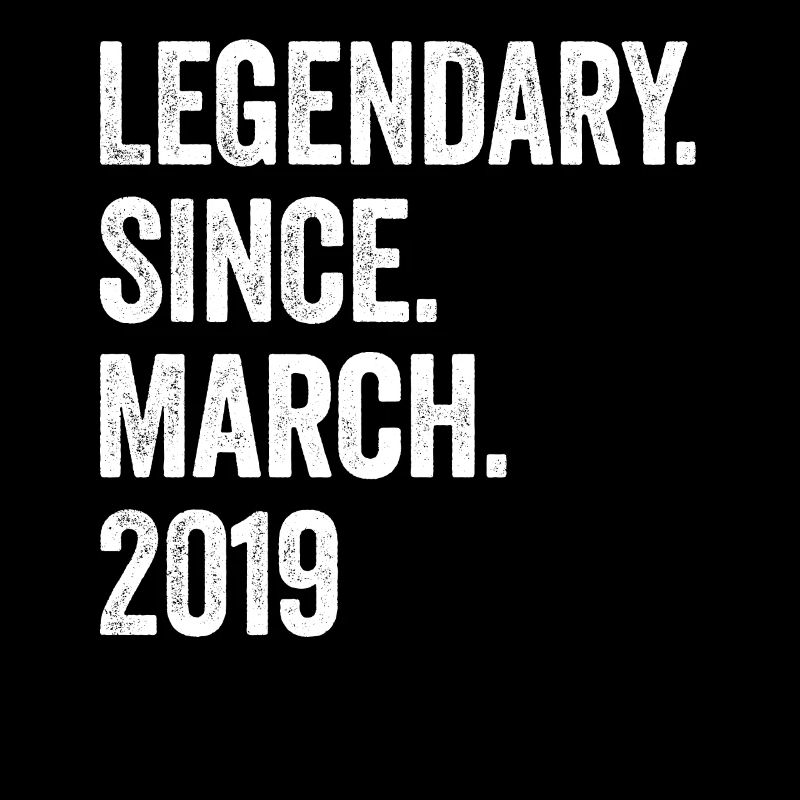 4 Jahre Legendary Since March 2019 4. Geburtstag