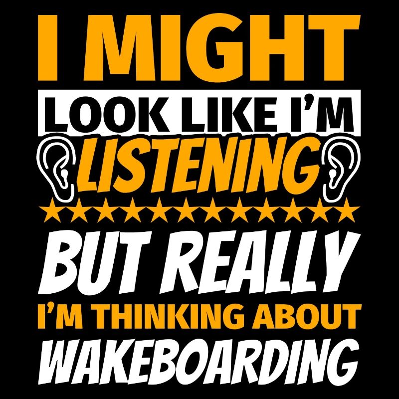 Wakeboarding lustiges Geschenk