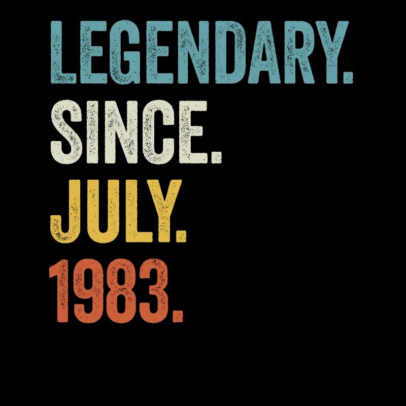 40 Years Old Legendary Since July 1983 40th