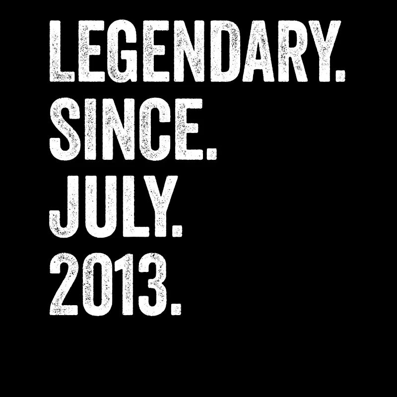 10. Geburtstag 10 Jahre Legendary Since July 2013