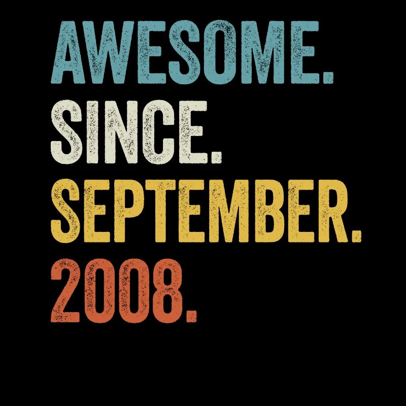 15 Years Old Awesome Since September 2008 15th
