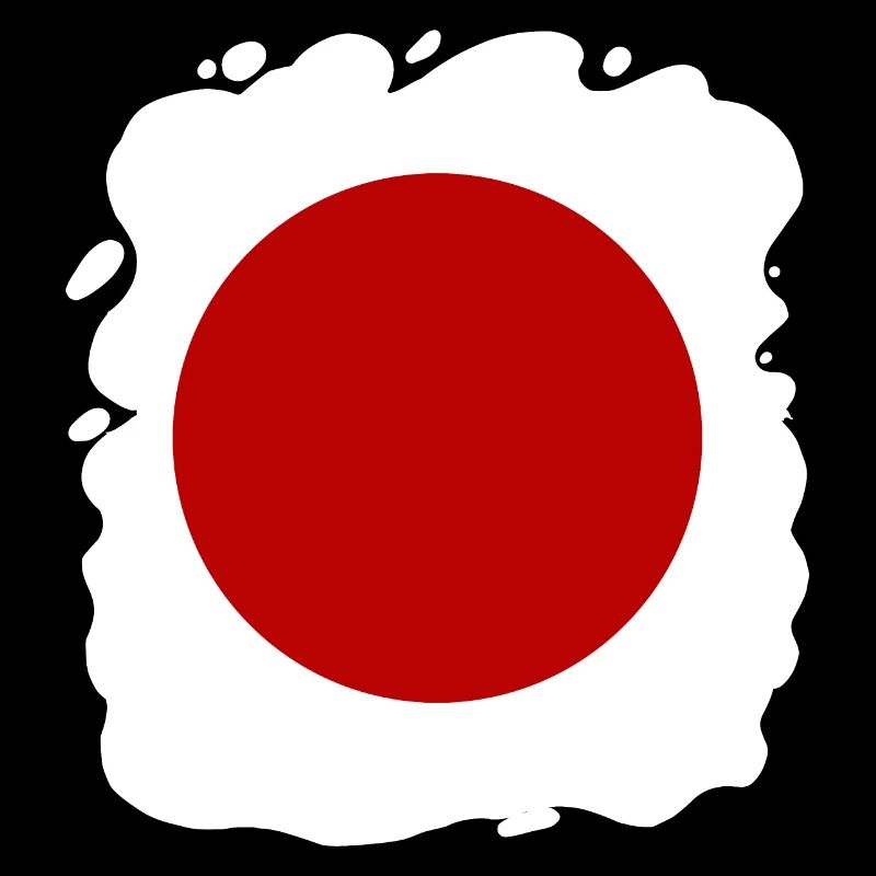 Drapeau du Japon Look Usé Nihon Drapeau Japonais