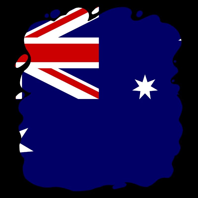 Drapeau australien sous drapeau australien