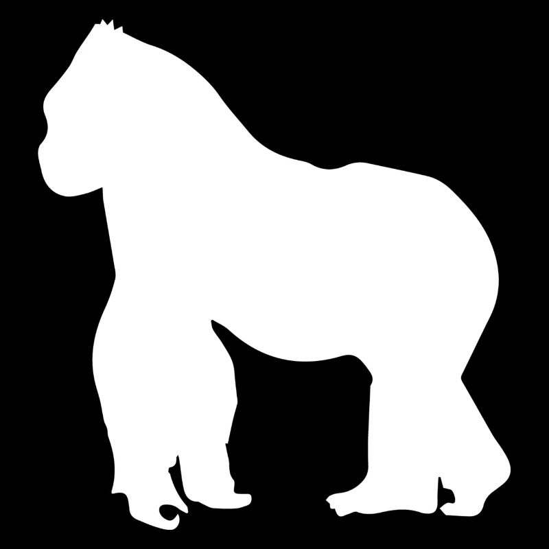 Gorilla Menschenaffe Silberrücken Geschenk