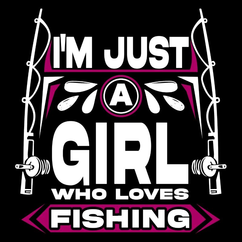 Ich bin nur ein Mädchen, dass Fischen liebt