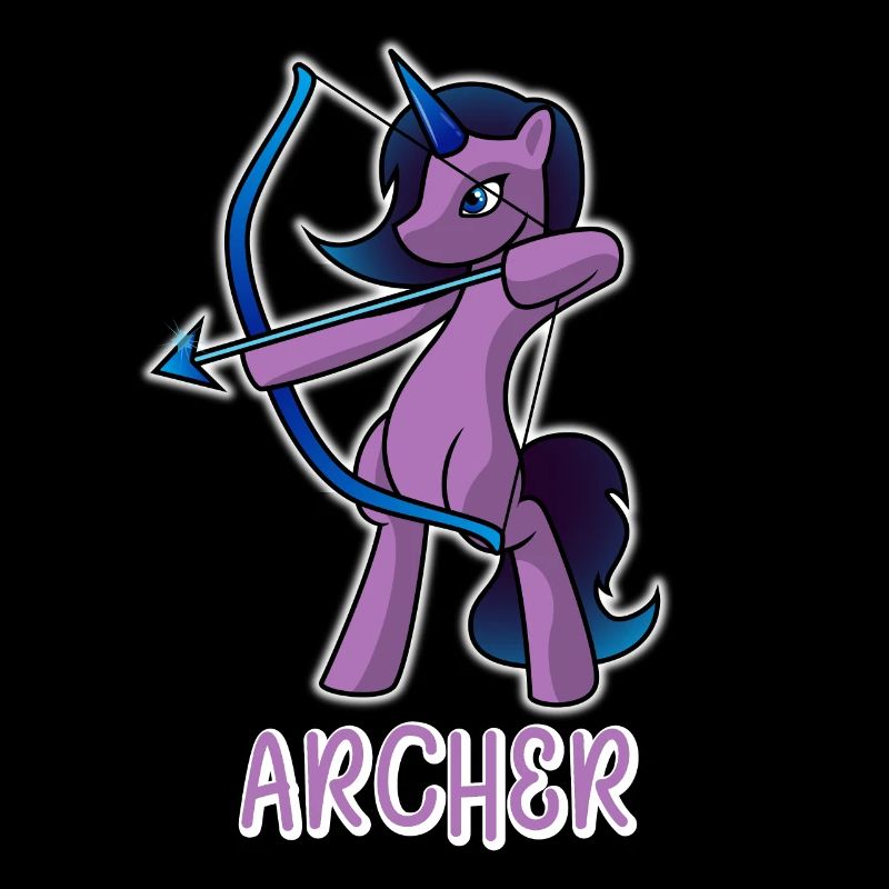 Bogenschütze Einhorn