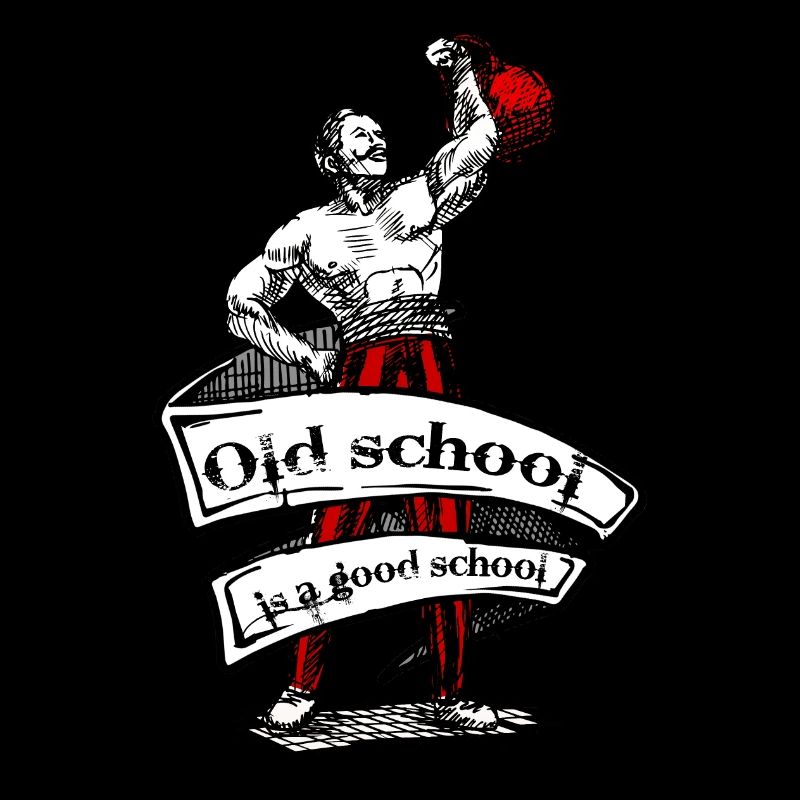 ALTE SCHULE IST DIE BESTE SCHULE - KETTLEBELL