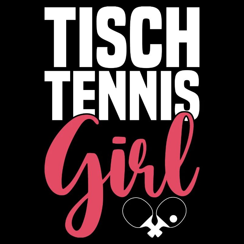 Fille de tennis de table disant avec une batte de tennis de table
