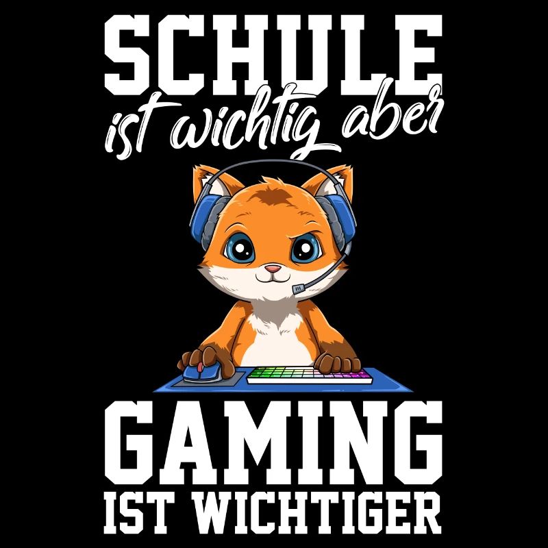 Gaming Fuchs - Computerspiele Videospiele Schule
