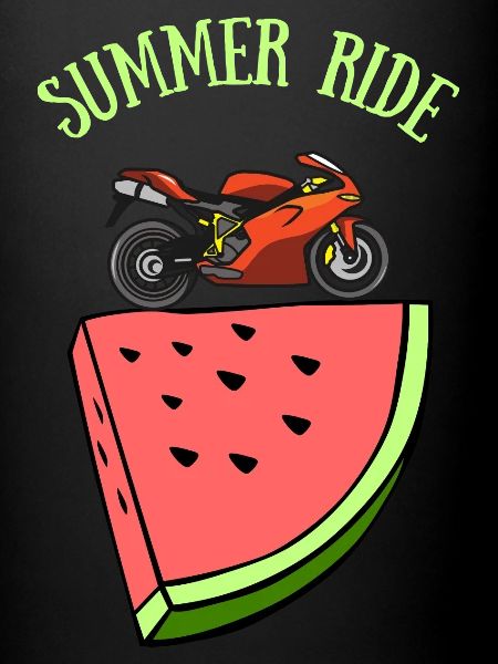 pastèque summer ride motard