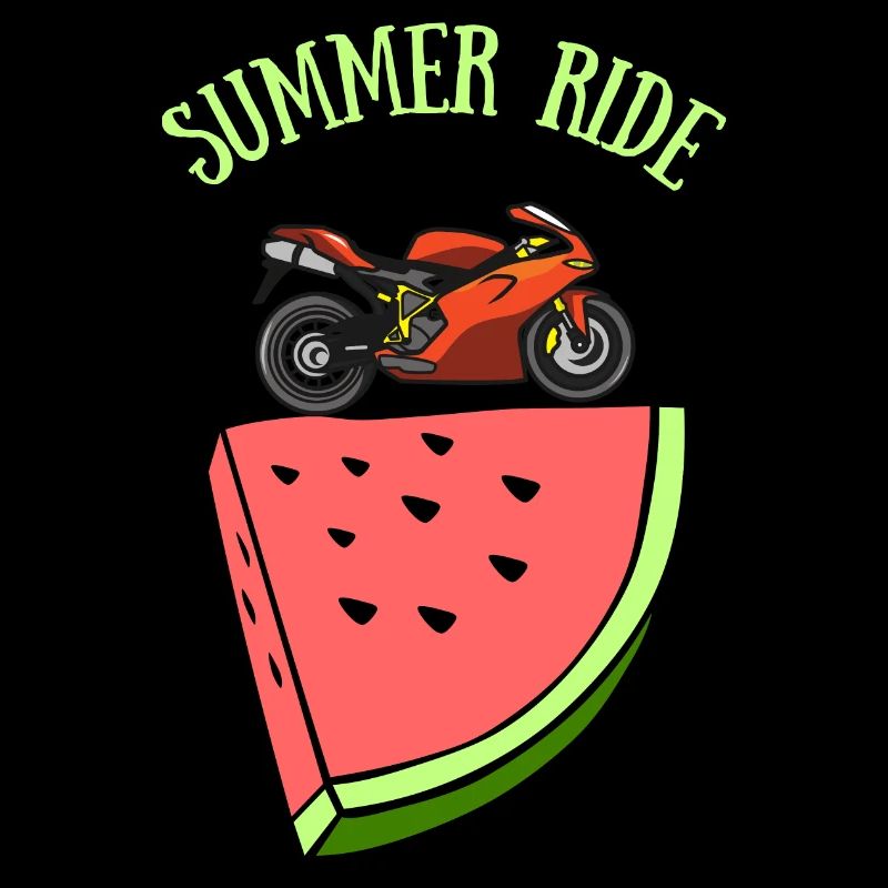 pastèque summer ride motard