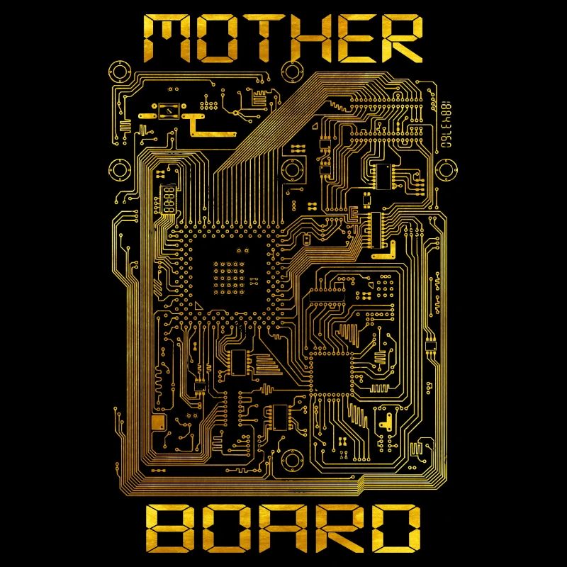 Motherboard Computer Grafik Design