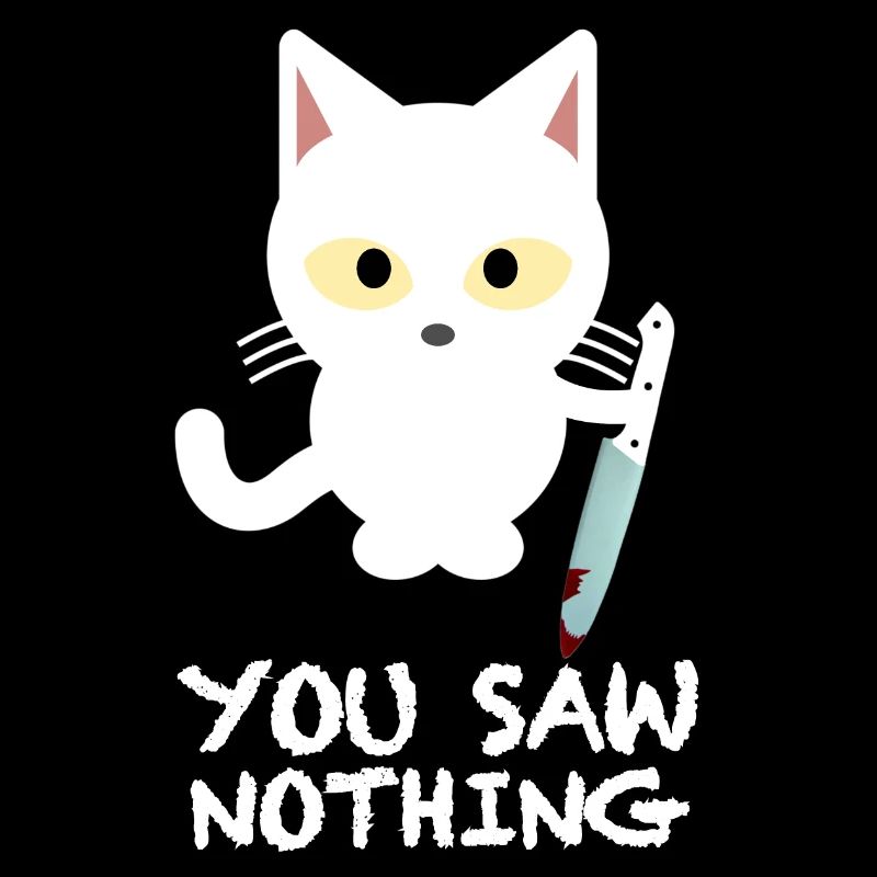 Vous n’avez rien vu | Chat, couteau