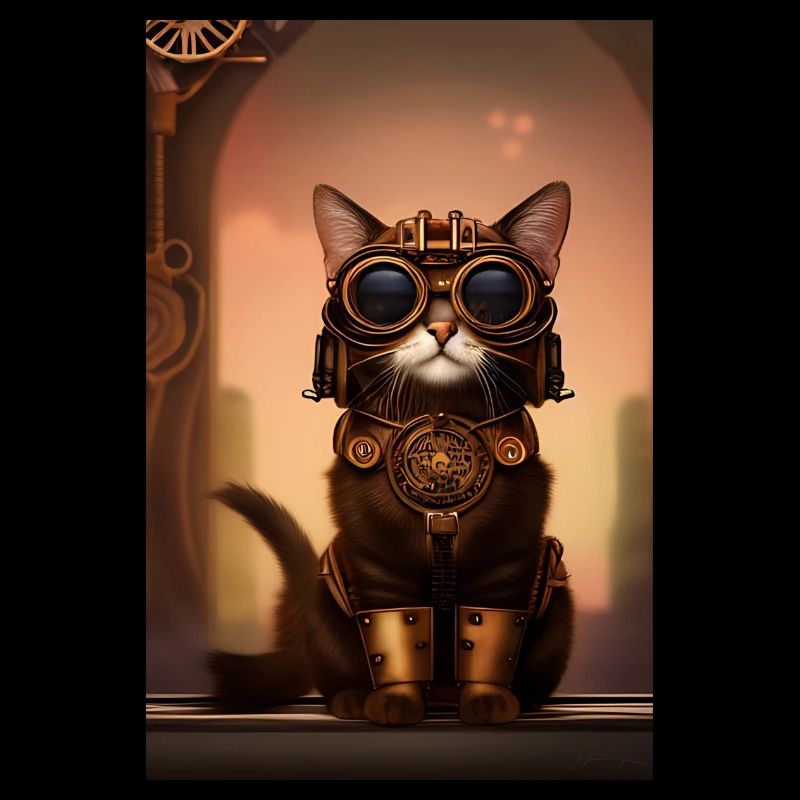 Katze Steampunk Style