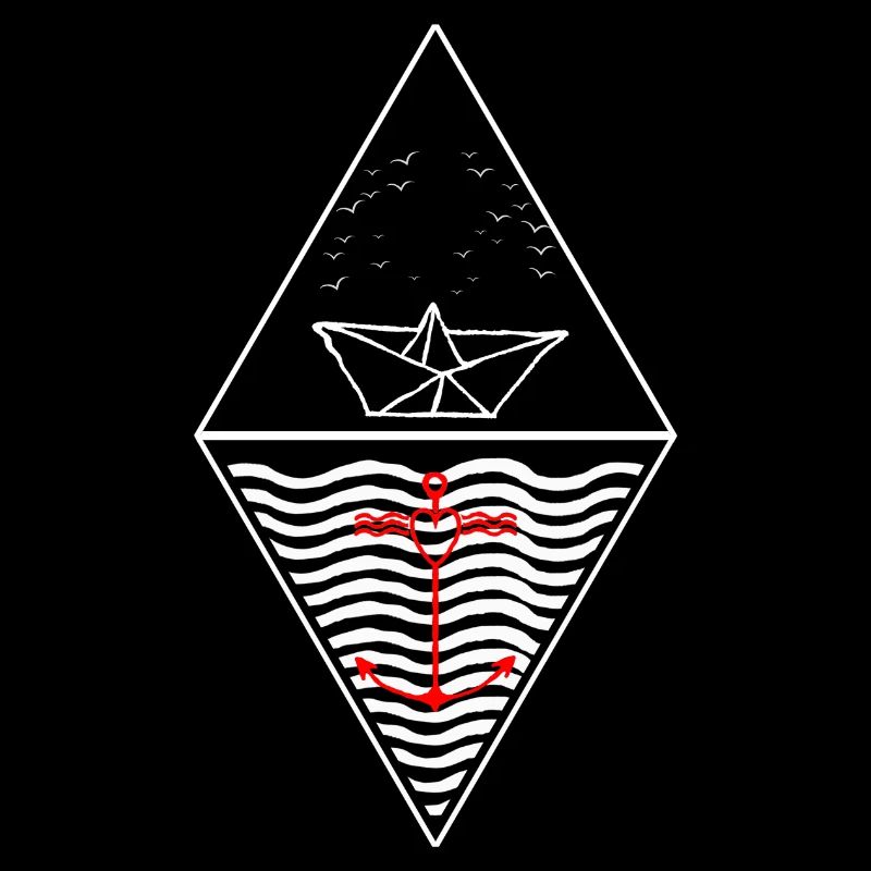 Triangle sea and love