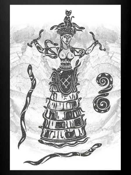 Déesse des serpents Déesse serpent