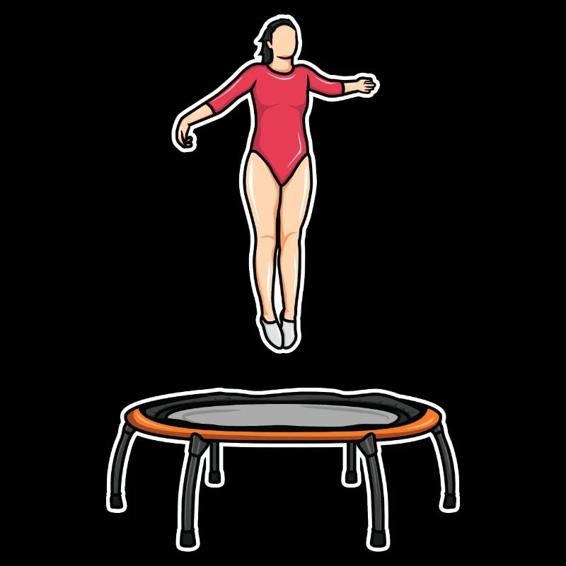 Trampolin Mädel