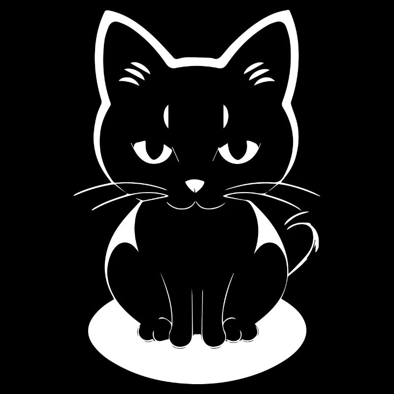 Drôle de chat Silhouette Cheeky Fun Cats