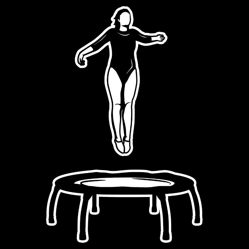 Trampolinspringerin Mädchen