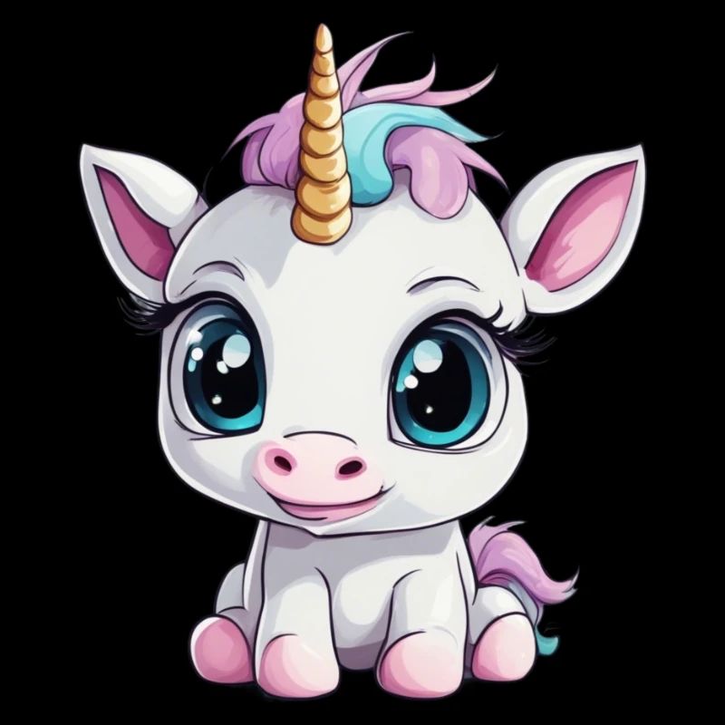 Super mignon bébé licorne