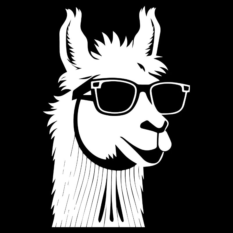 Funny Alpaca Wearing Sunglasses Cool Alpacas
