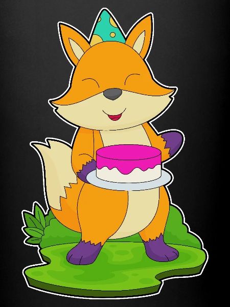 Fox Birthday Cake