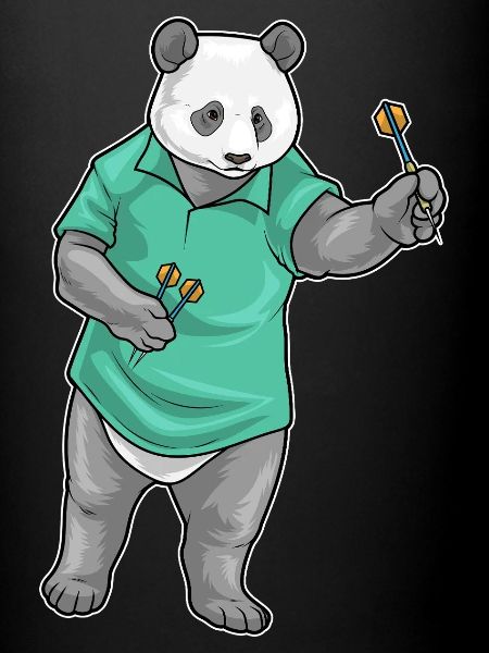 Panda Dart Dartpfeil