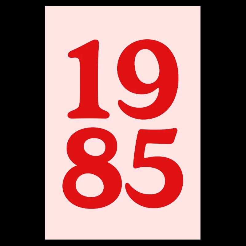 Affiche 1985