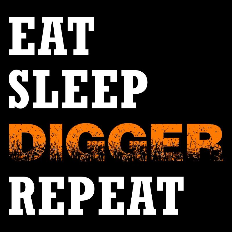 Bagger Baggerschaufel Baggerfahrer "digger"