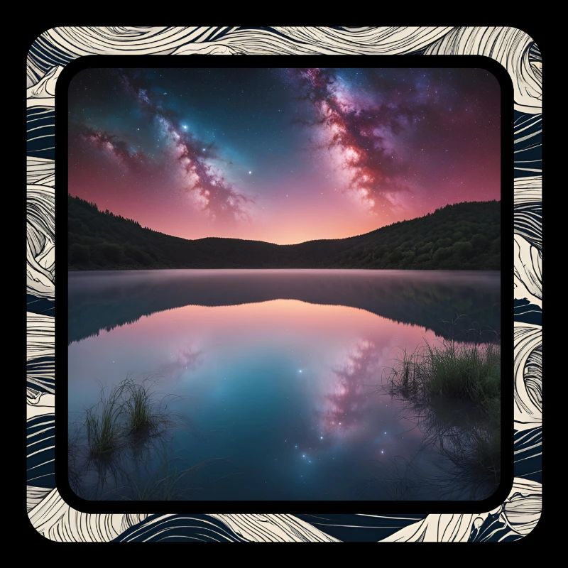 Seascape with reflections