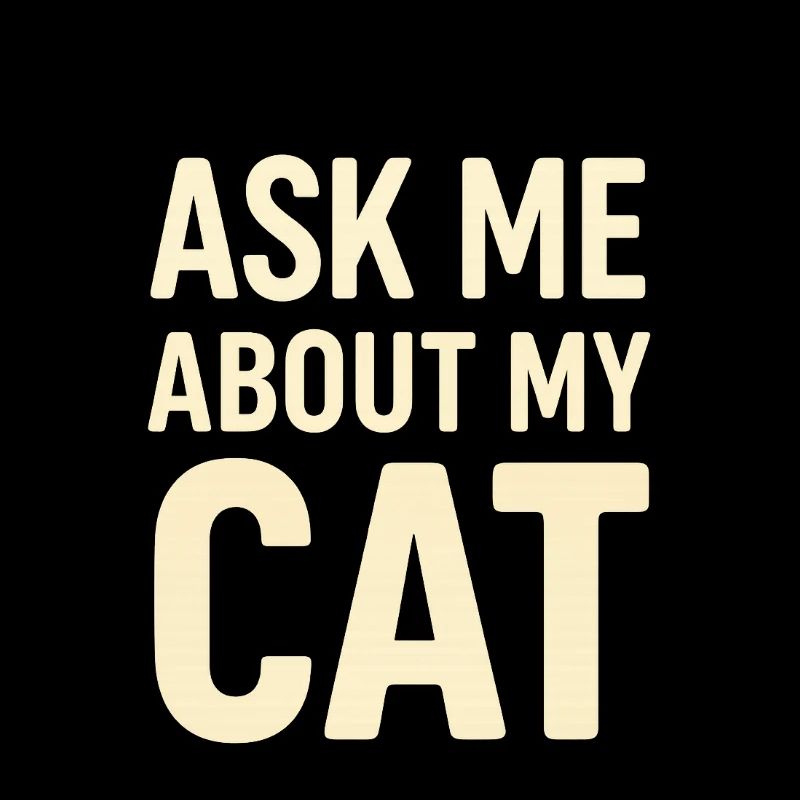 Demandez-moi à propos de mon chat – Chemise d’humour chat