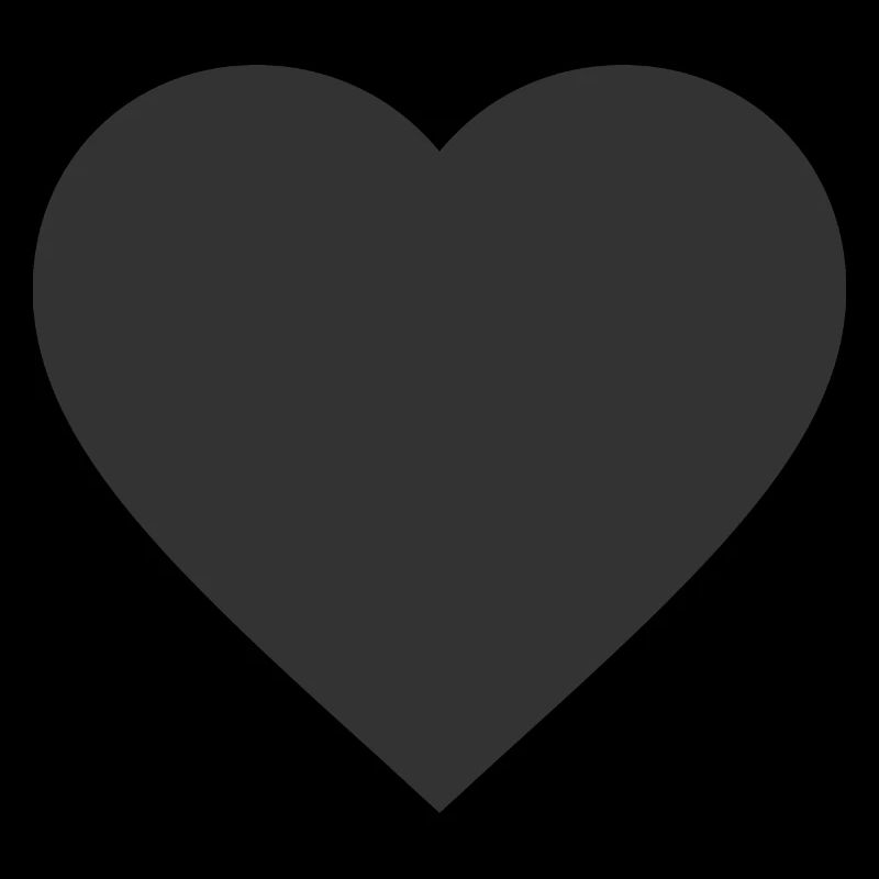 Coeur | Noir | idée cadeau