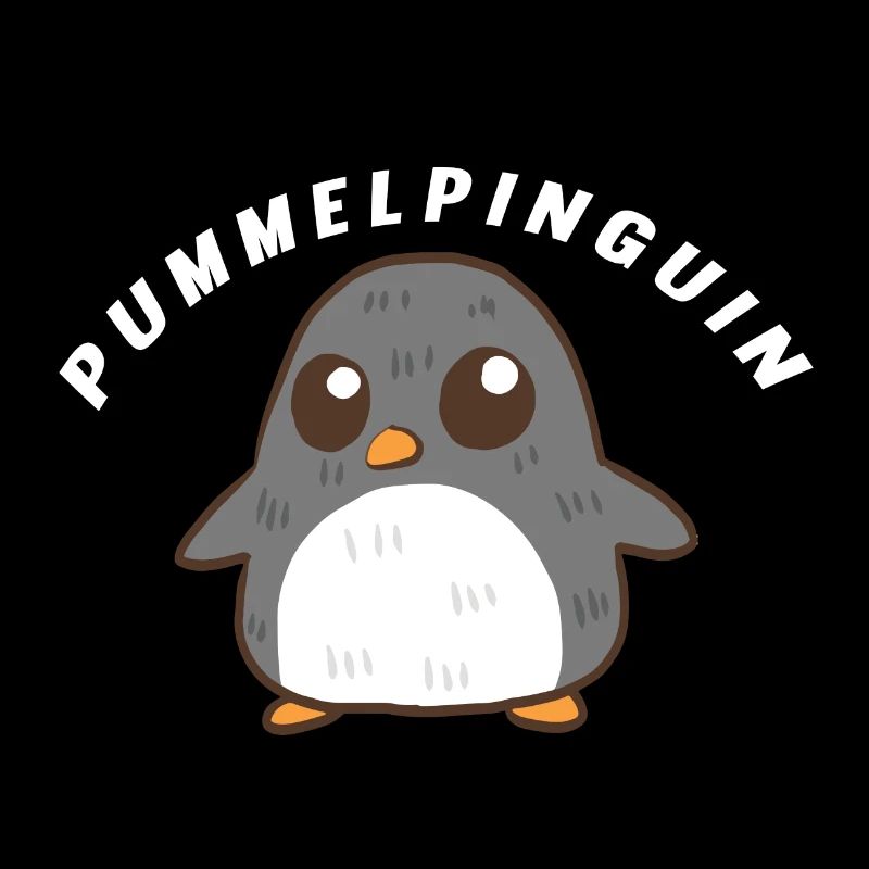 Pinguin Pummel Pummeliger Pinguin mit Übergewicht