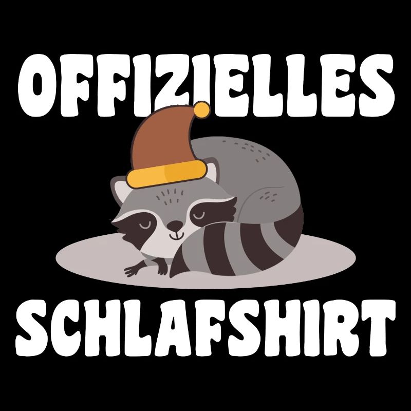 Schlafanzug Waschbär Pyjama Geschenk