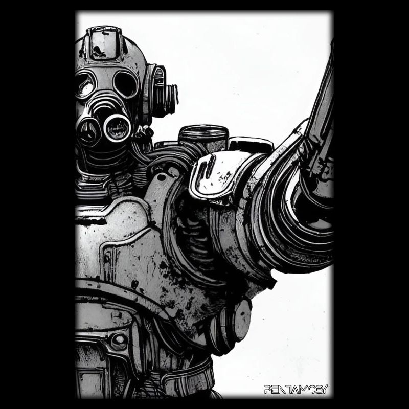 Kampfbot Robot Super Soldat Machine Guerrier