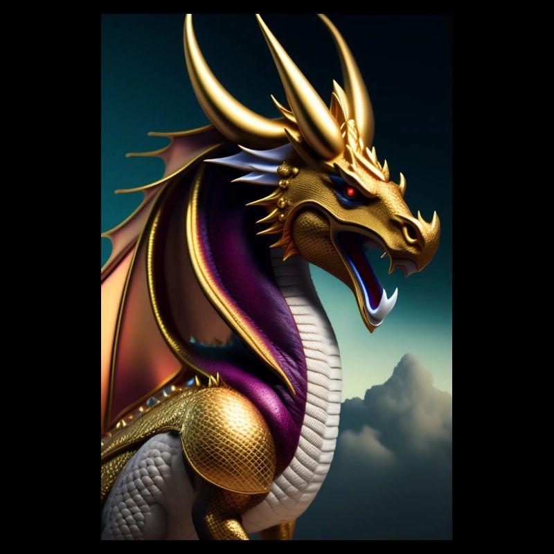 Goldköpfiger Drache