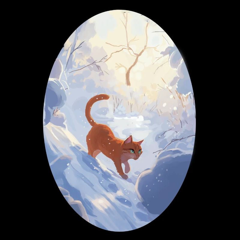 Firestar Feuersternrote Katze im Winter Warriors