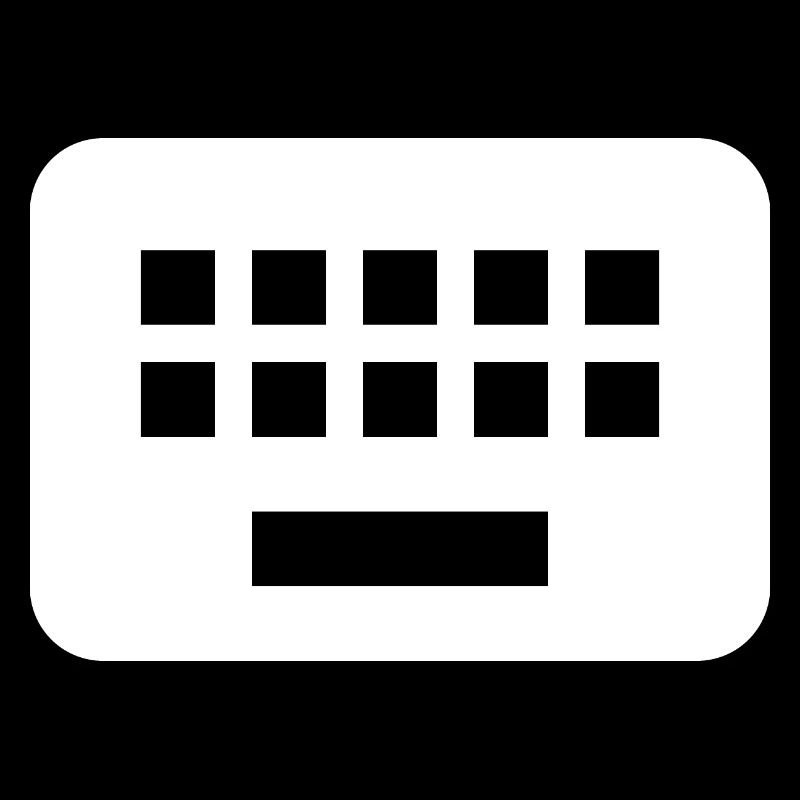 Clavier | Blanc | idée cadeau