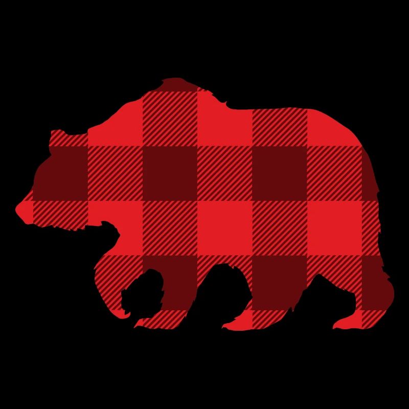 Bear with Pattern Gift Father Mother Christmas