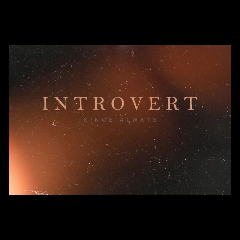 Introvertierter Besucher