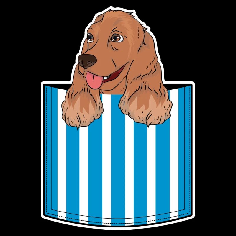 Chien Cadeau Mignon Sac de poitrine Cocker Spaniel