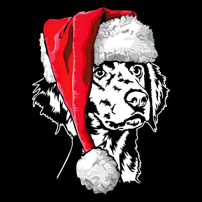 Santa Weimaraner Langhaar Weihnachten Wilsigns