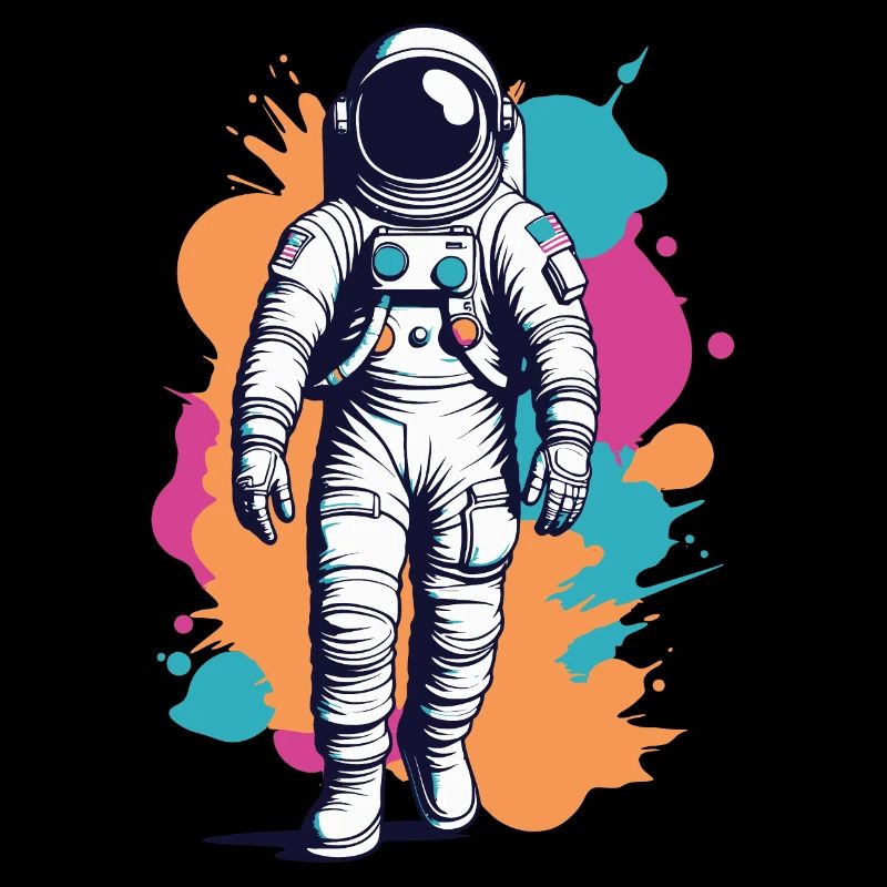Astronaute - Illustration Vintage