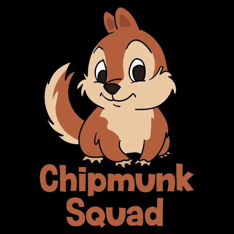 Chipmunk Squad Forest Animal Nature Lover