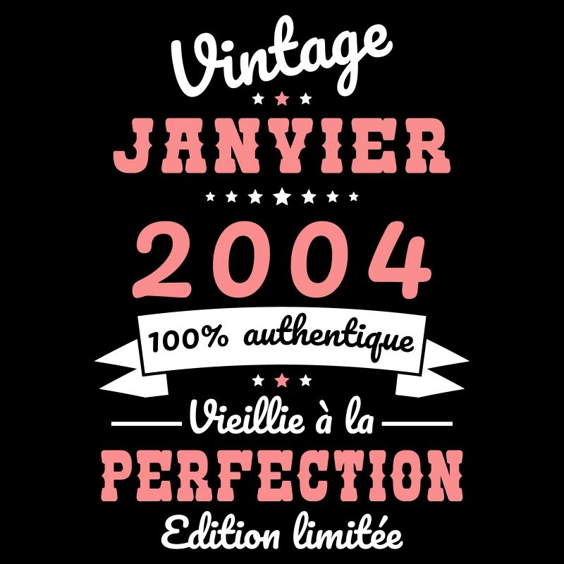 Anniversaire 20 ans - Vintage - Janvier 2004