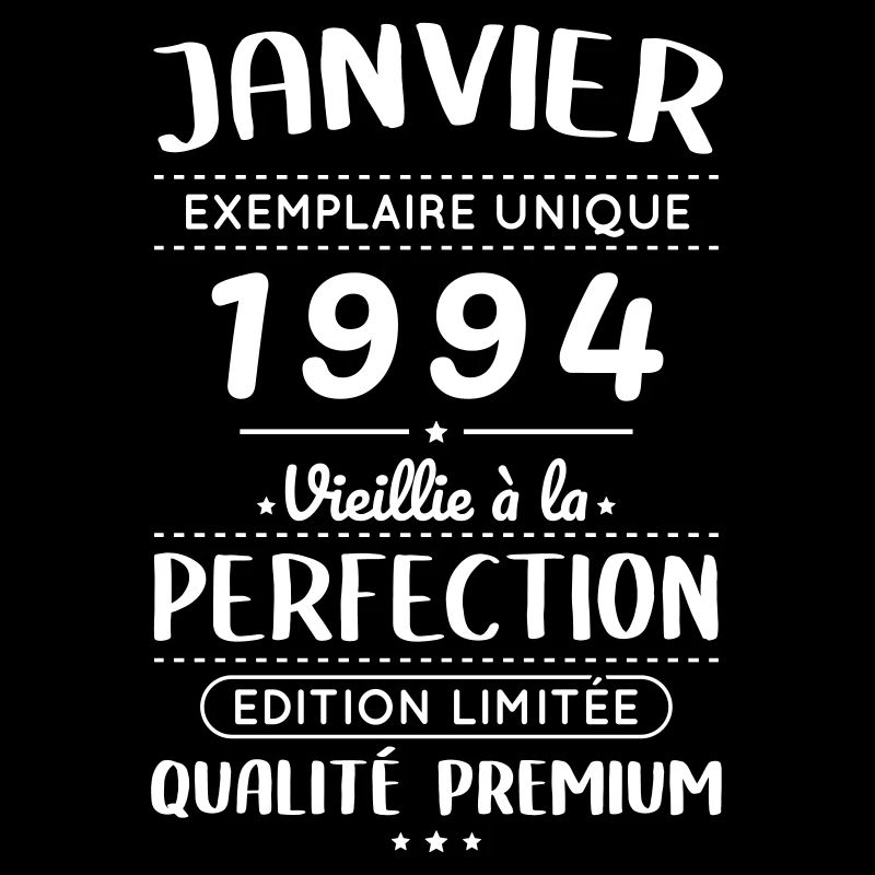 Anniversaire 30 ans - Janvier 1994 Perfection