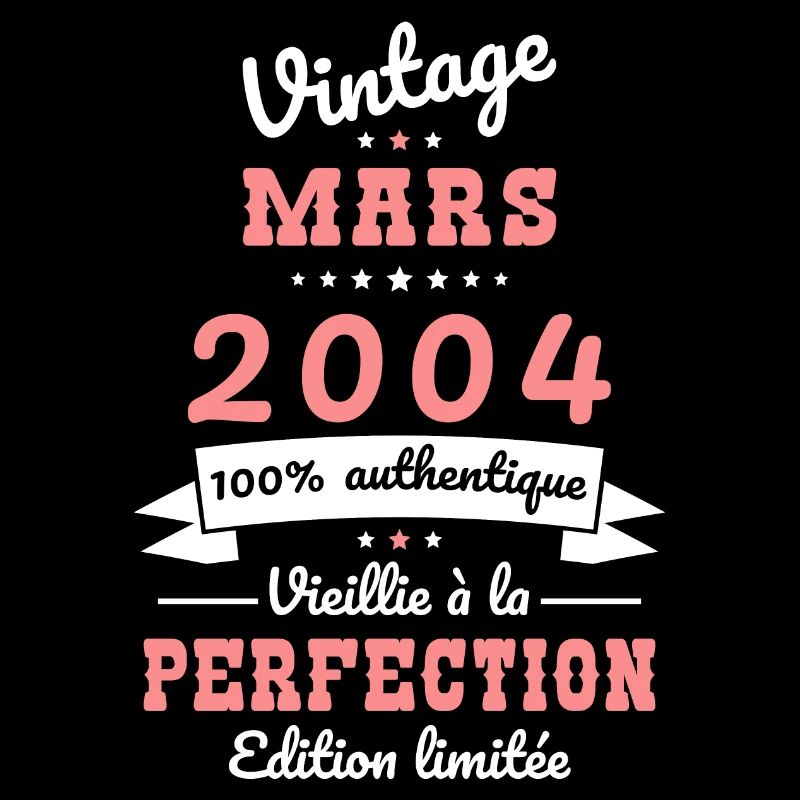 Anniversaire 20 ans - Vintage - Mars 2004
