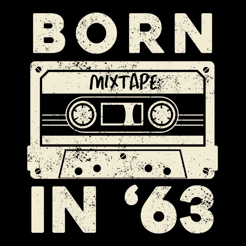 1963 Vintage Birthday Gift Idea Mixtape