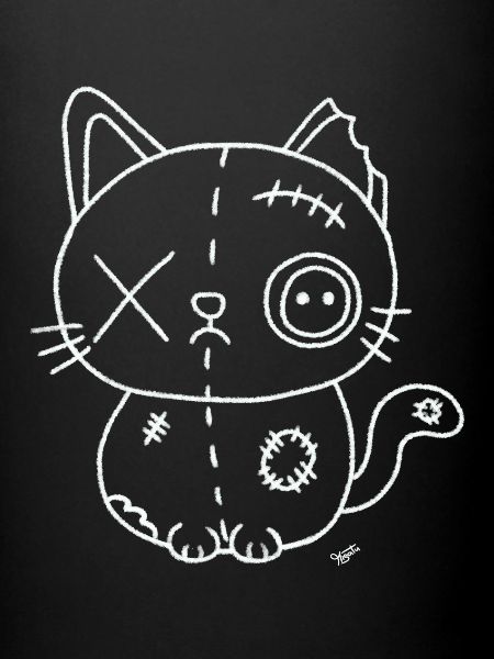 Voodoo Cat blanc